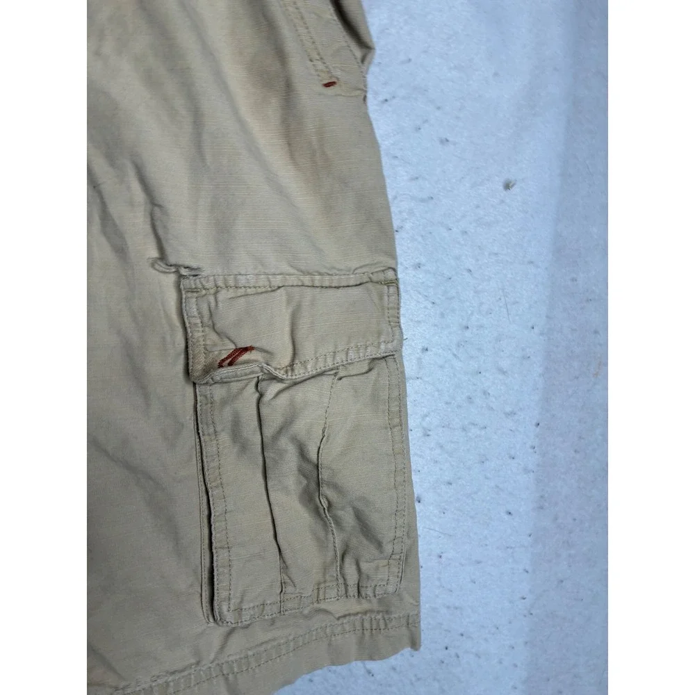 Columbia Mens Tan Cotton Cargo Shorts Size 40 Hiking Outdoor Khaki 0108 AM 4473